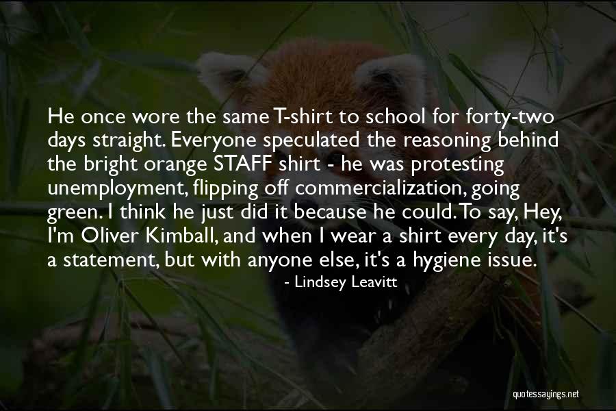 Statement And Reasoning Quotes By Lindsey Leavitt Statement And Reasoning Quotes By Lindsey Leavitt
