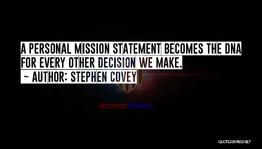 Statement Of Purpose With Quotes By Stephen Covey