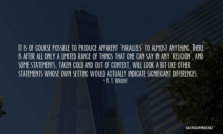 Statements It Quotes By N. T. Wright Statements It Quotes By N. T. Wright