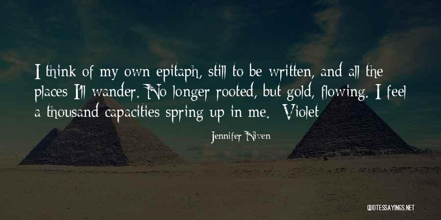 States Is Not On Lockdown Quotes By Jennifer Niven