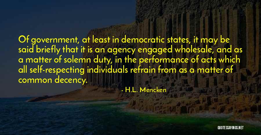 States Of Matter Quotes By H.L. Mencken