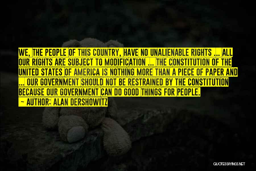 States Rights Quotes By Alan Dershowitz