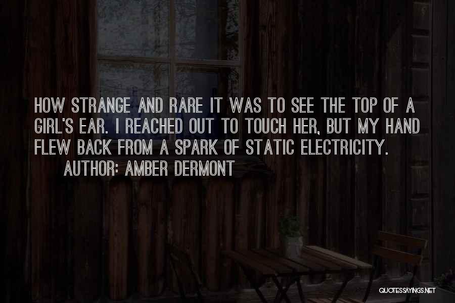 Static Electricity Quotes By Amber Dermont