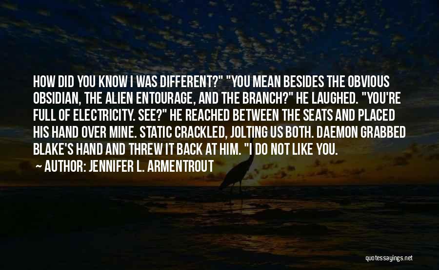 Static Electricity Quotes By Jennifer L. Armentrout