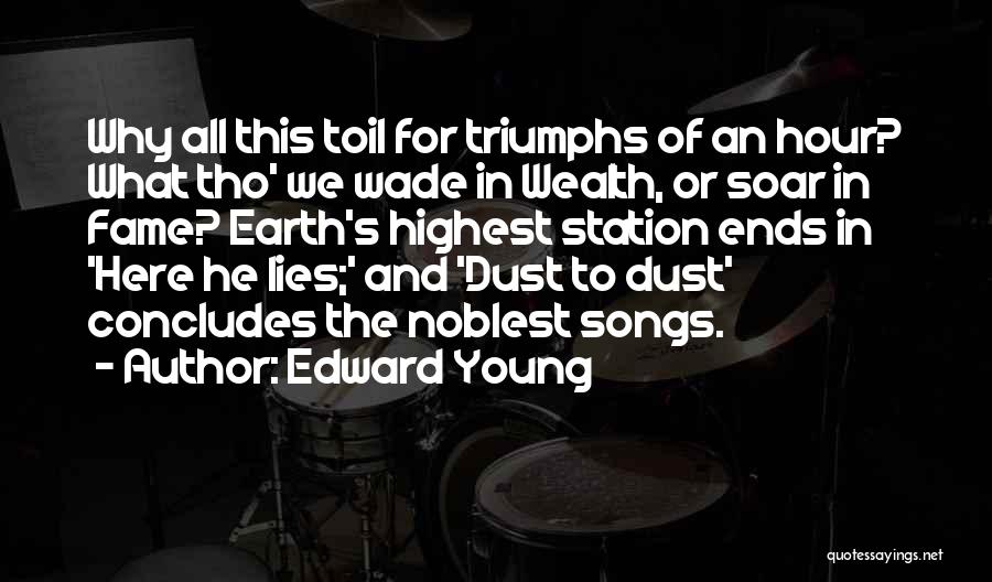 Station Quotes By Edward Young