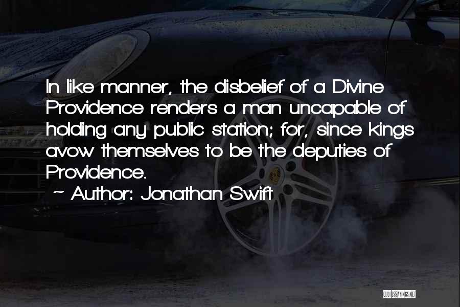 Station Quotes By Jonathan Swift
