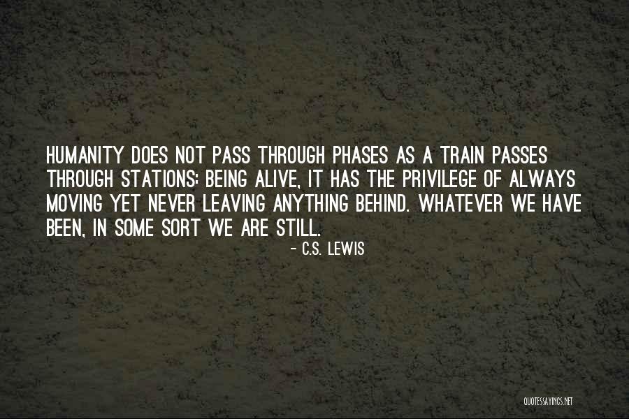 Stations Quotes By C.S. Lewis