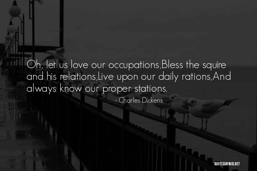 Stations Quotes By Charles Dickens