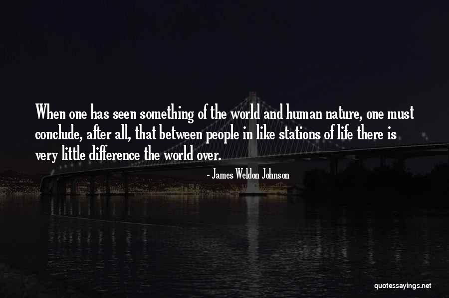 Stations Quotes By James Weldon Johnson