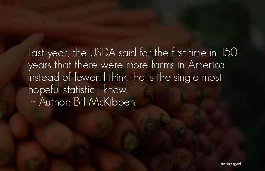 Statistic Quotes By Bill McKibben
