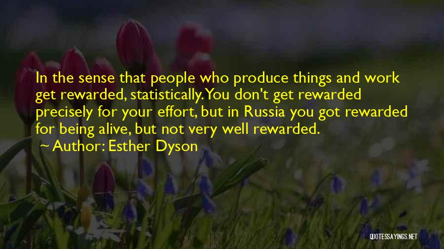 Statistically Best Quotes By Esther Dyson