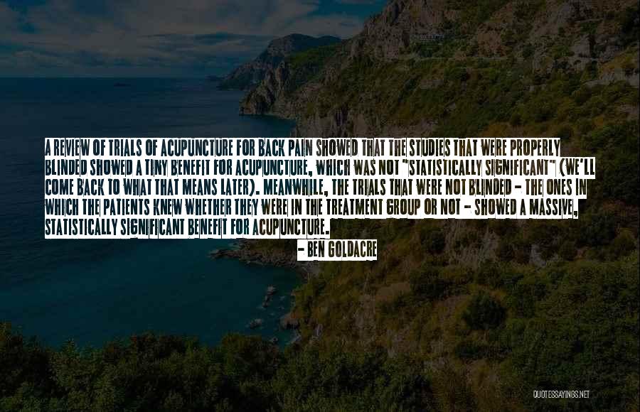 Statistically Quotes By Ben Goldacre Statistically Quotes By Ben Goldacre
