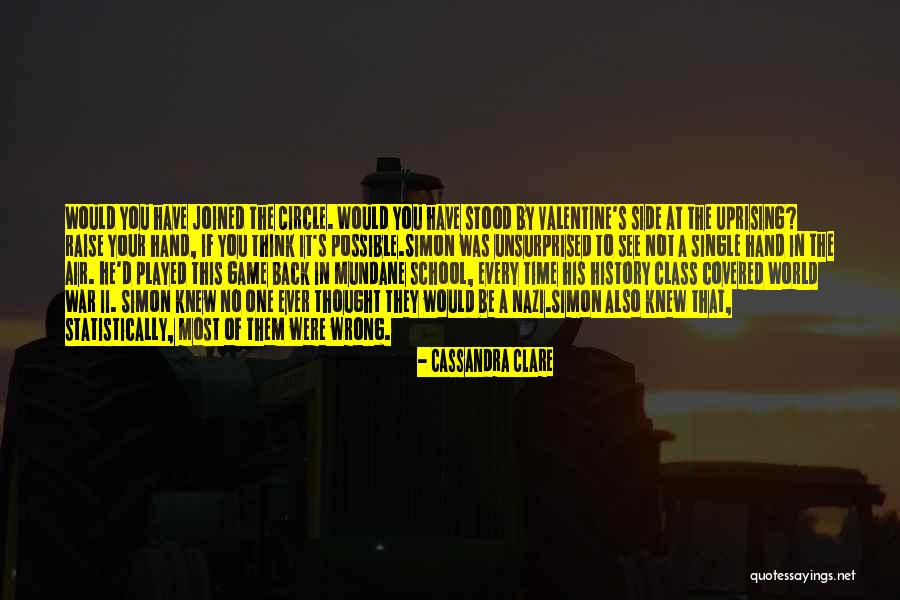 Statistically Quotes By Cassandra Clare Statistically Quotes By Cassandra Clare