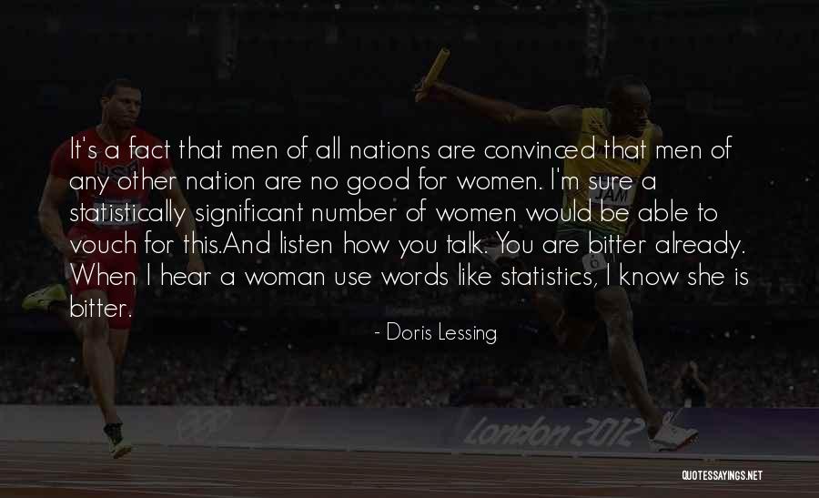 Statistically Quotes By Doris Lessing Statistically Quotes By Doris Lessing