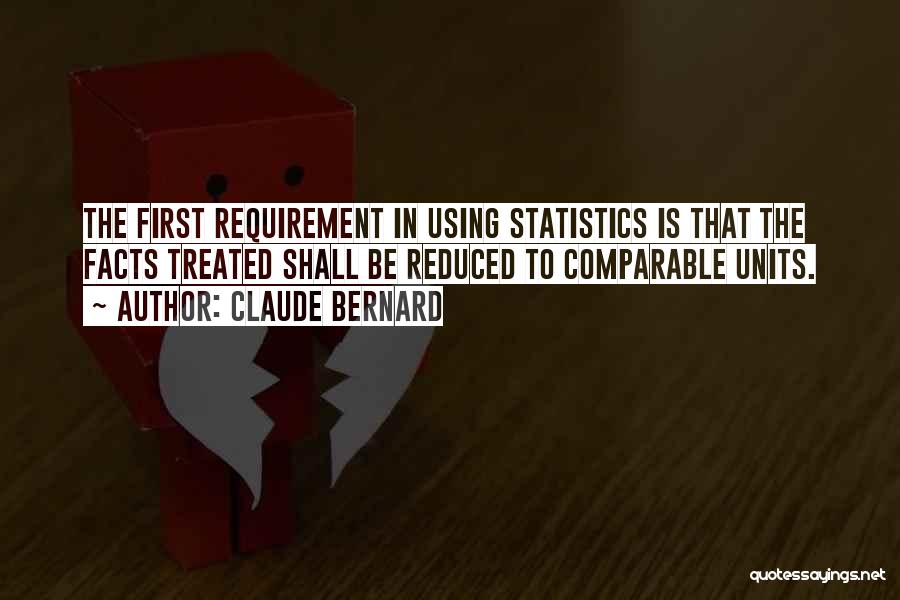 Statistics And Facts Quotes By Claude Bernard