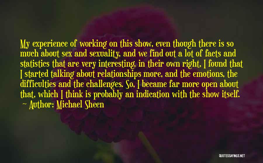 Statistics And Facts Quotes By Michael Sheen