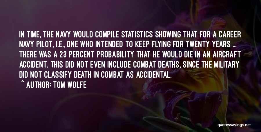 Statistics And Probability Quotes By Tom Wolfe