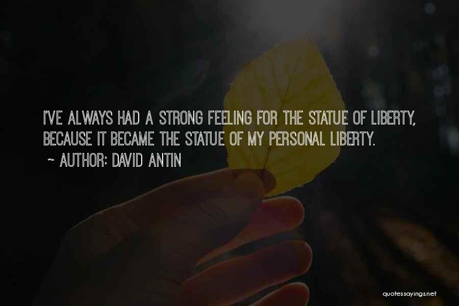 Statue Of David Quotes By David Antin