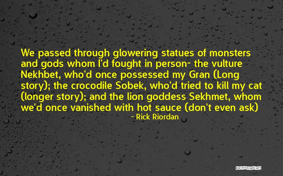 Statues Quotes By Rick Riordan Statues Quotes By Rick Riordan