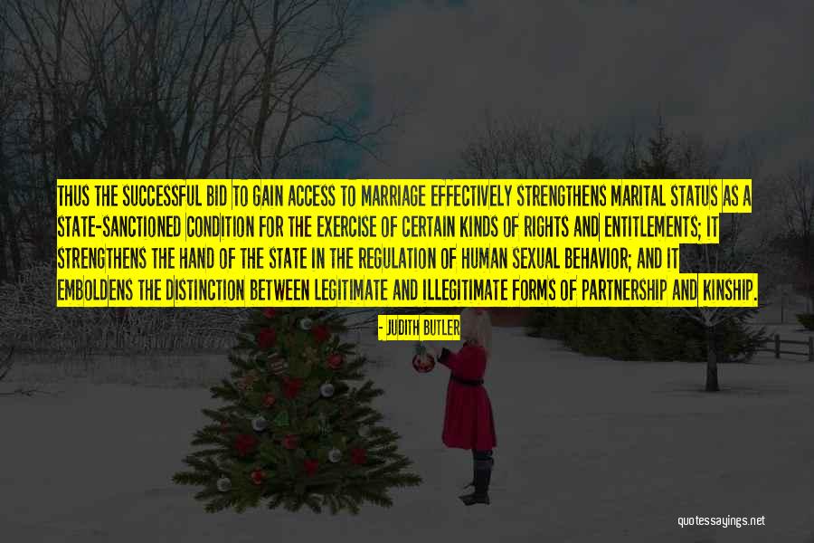 Status Marital Quotes By Judith Butler Status Marital Quotes By Judith Butler