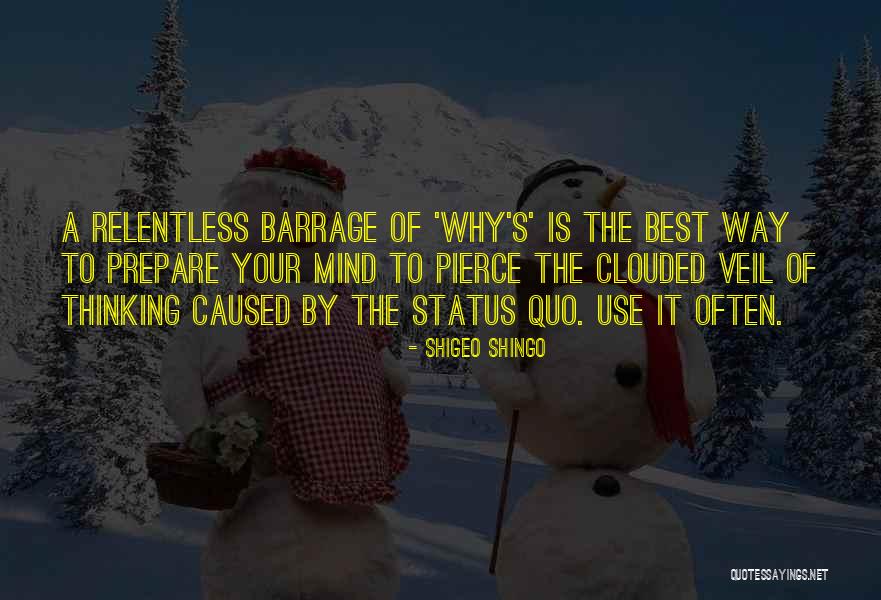 Status Mind Quotes By Shigeo Shingo Status Mind Quotes By Shigeo Shingo