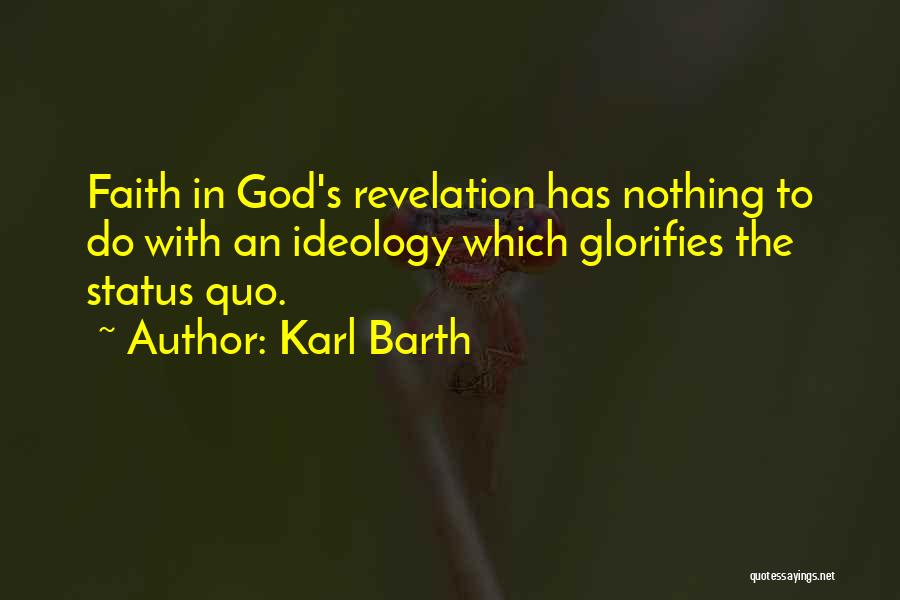 Status Quo Quotes By Karl Barth