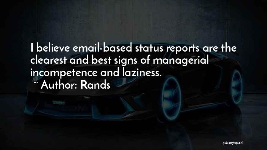 Status Reports Quotes By Rands