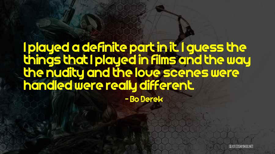 Stauffacher Bern Quotes By Bo Derek Stauffacher Bern Quotes By Bo Derek