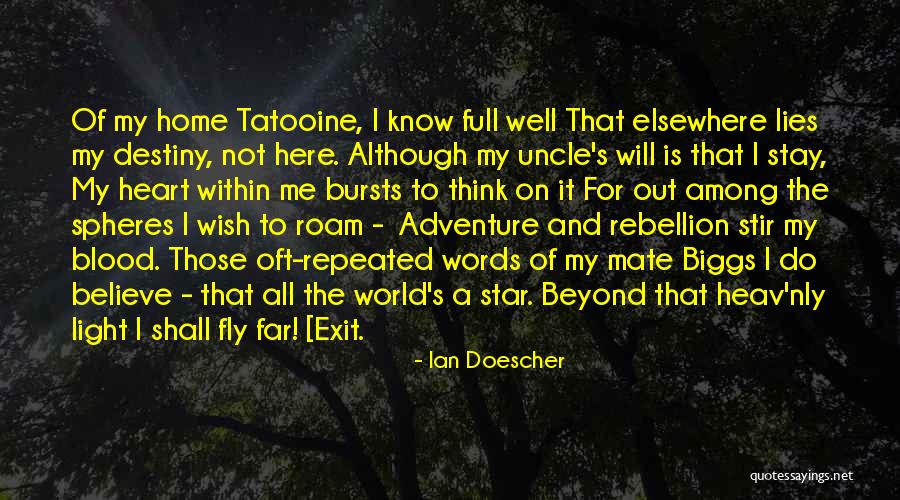 Stay And Fly Quotes By Ian Doescher Stay And Fly Quotes By Ian Doescher
