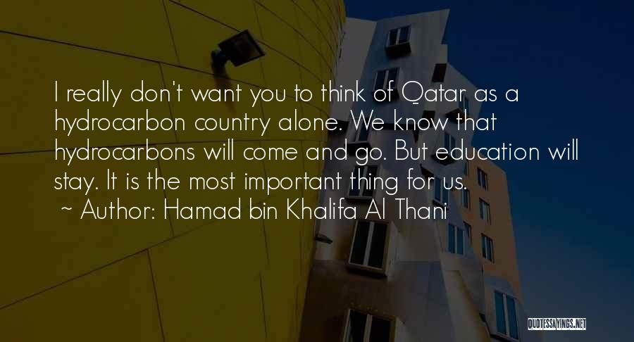Stay And Go Quotes By Hamad Bin Khalifa Al Thani