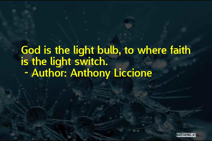 Stay Focused On God Quotes By Anthony Liccione