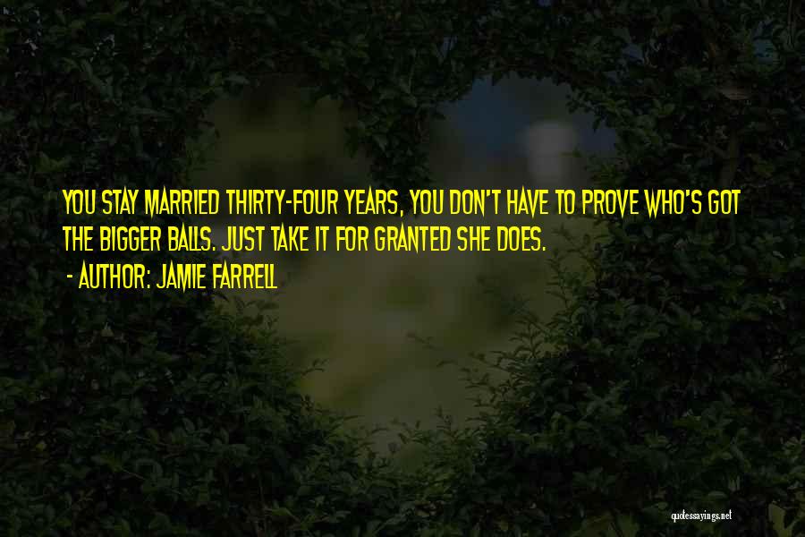 Stay Married Quotes By Jamie Farrell