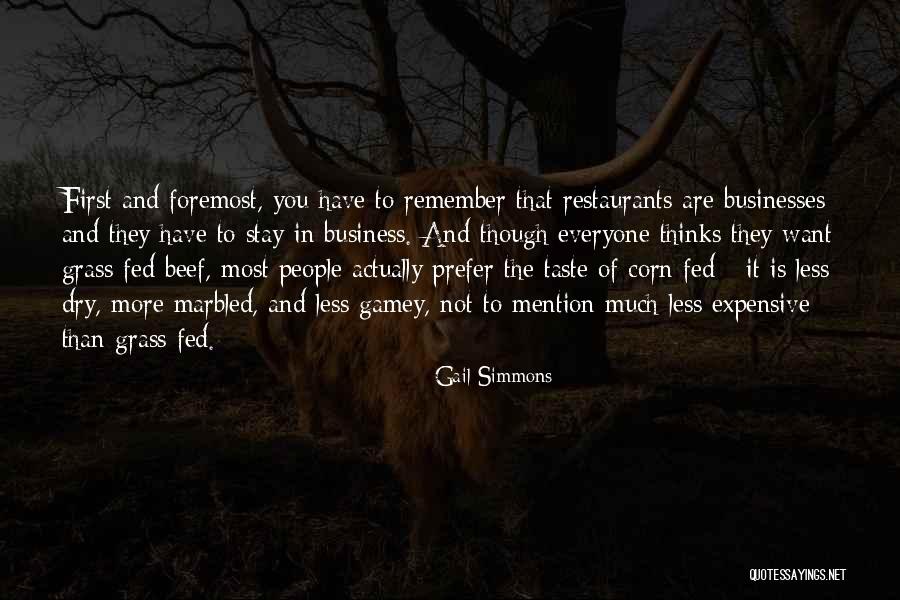 Stay Out People's Business Quotes By Gail Simmons