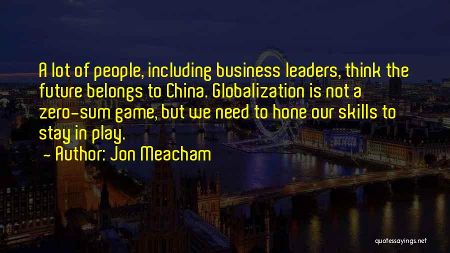 Stay Out People's Business Quotes By Jon Meacham