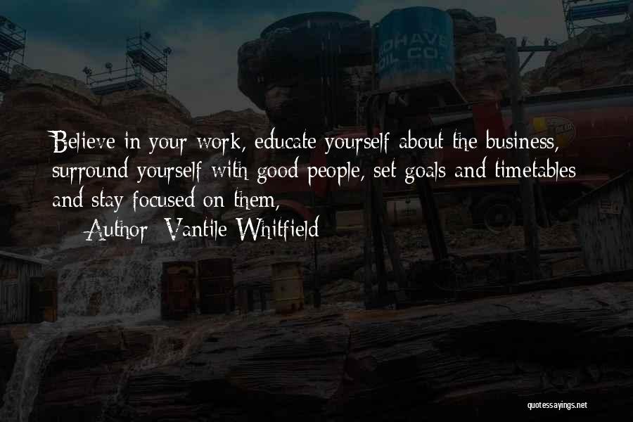 Stay Out People's Business Quotes By Vantile Whitfield