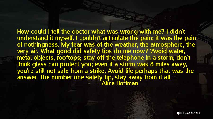 Stay Safe Storm Quotes By Alice Hoffman