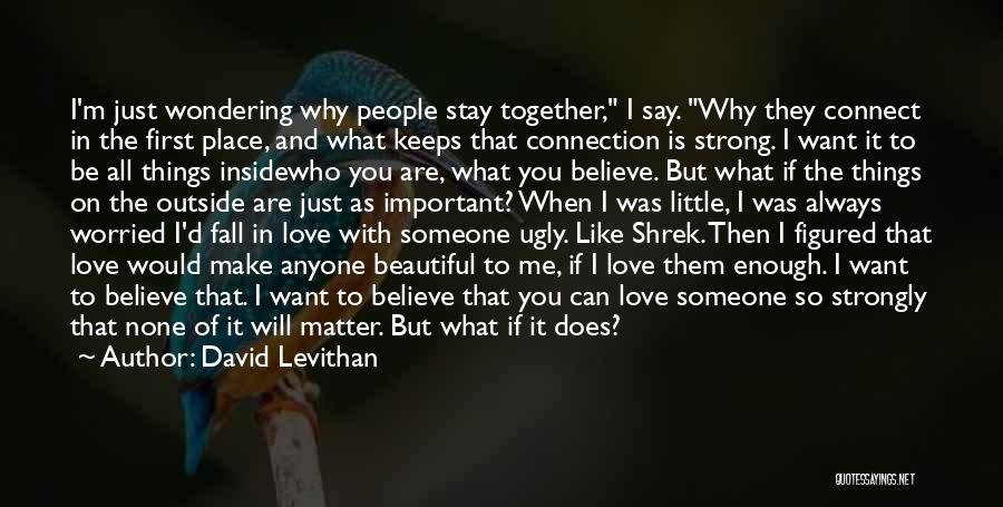 Stay Together No Matter What Quotes By David Levithan