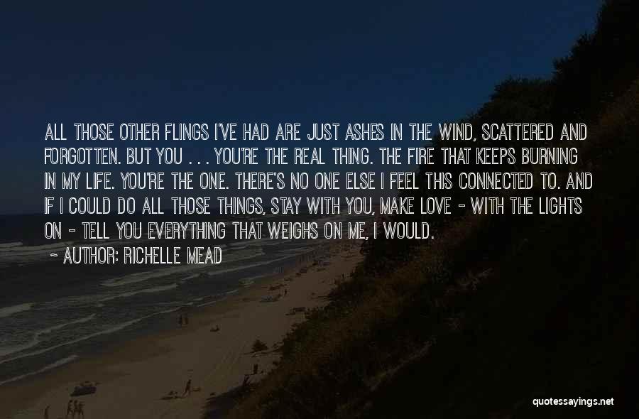 Stay With Me Love Quotes By Richelle Mead