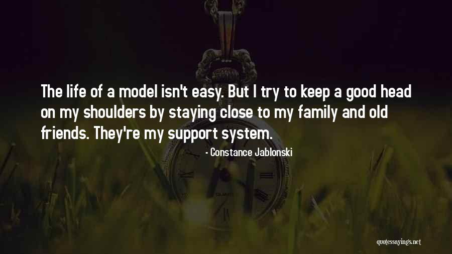 Staying Close To Family Quotes By Constance Jablonski