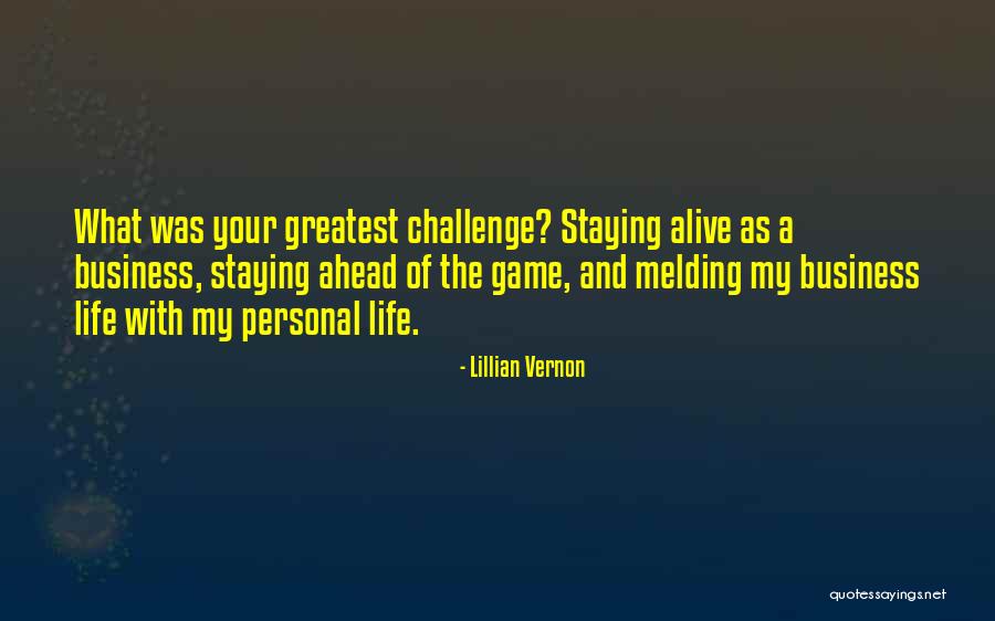 Staying In Your Own Business Quotes By Lillian Vernon