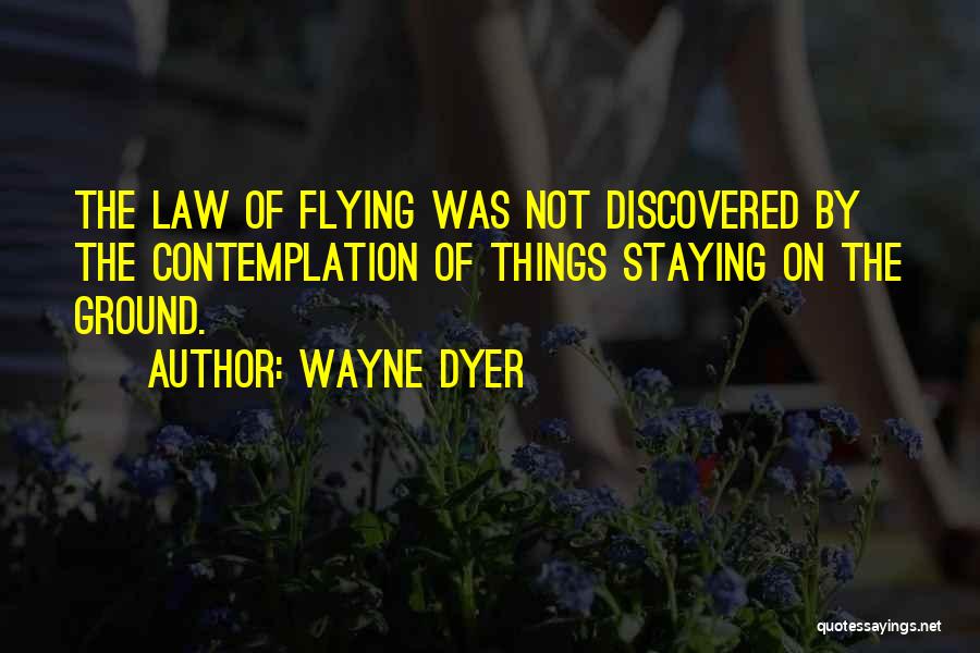 Staying On The Ground Quotes By Wayne Dyer