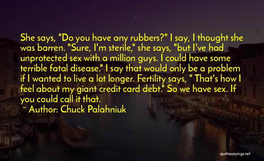 Std Quotes By Chuck Palahniuk