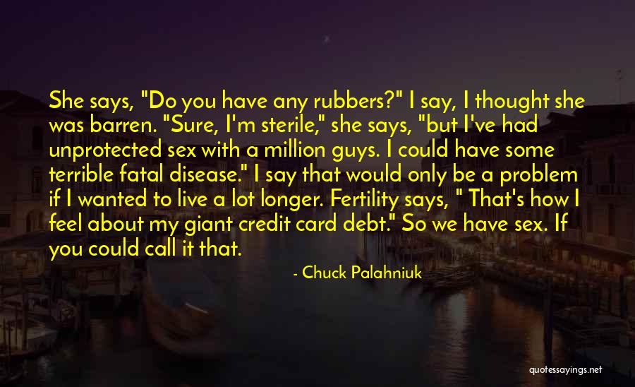 Std Quotes By Chuck Palahniuk