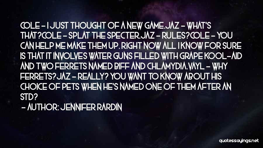 Std Quotes By Jennifer Rardin
