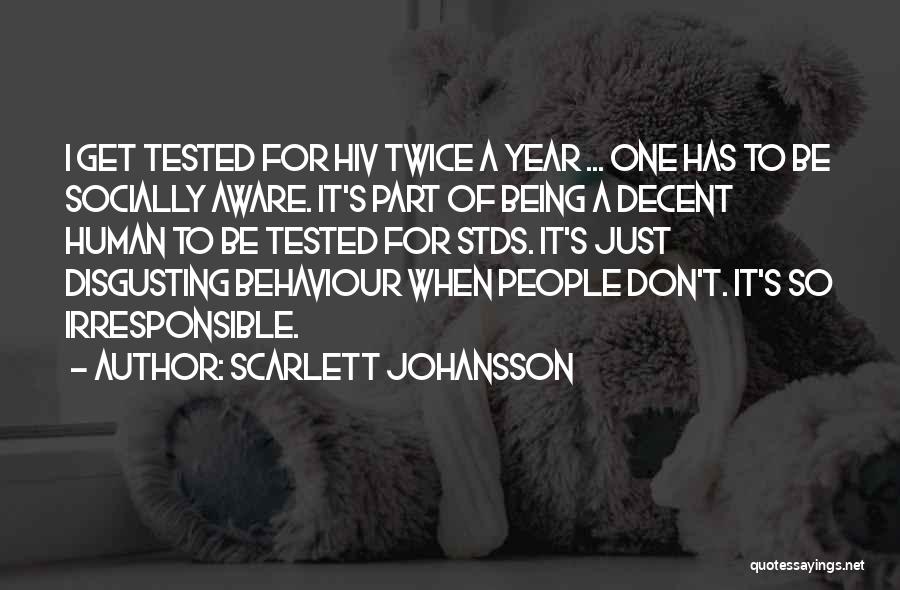 Stds Quotes By Scarlett Johansson