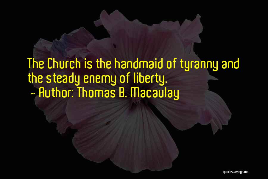Steady Quotes By Thomas B. Macaulay