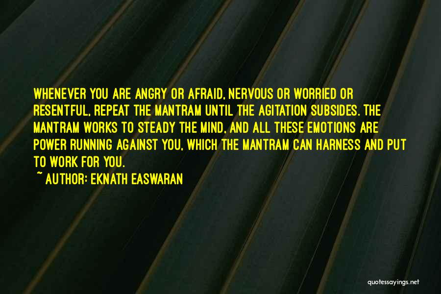 Steady Work Quotes By Eknath Easwaran