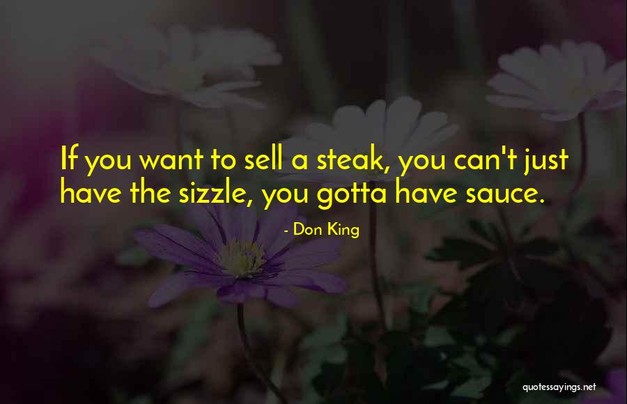 Steak Quotes By Don King Steak Quotes By Don King