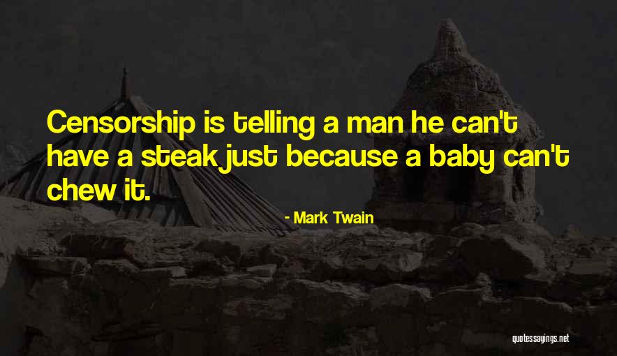 Steak Quotes By Mark Twain