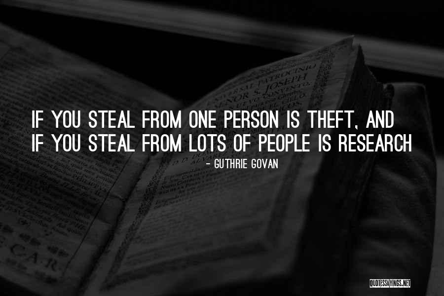 Stealing From People Quotes By Guthrie Govan Stealing From People Quotes By Guthrie Govan